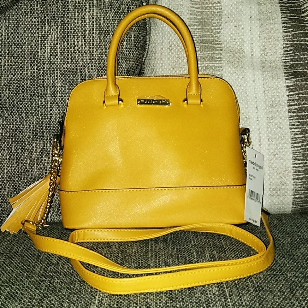 Madden Girl Mustard Dome Purse
